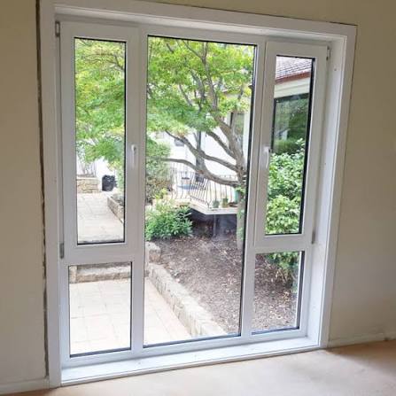 White PVC Triple-Glazed Window Frame 1200x1000mm Enhanced Thermal Chamber