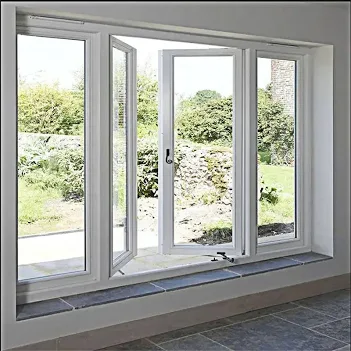 White PVC Fixed Picture Window Frame 1800x1200mm Maximum Glazing Area